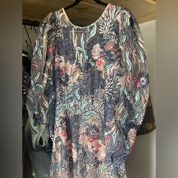 NWOT ASOS EDITION Embroidered Floral Gown - Picture 6 of 12
